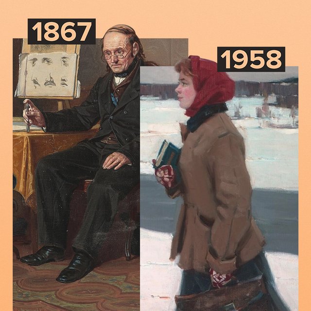 От деревенского отчаяния до советского оптимизма: как менялся образ учителя в живописи