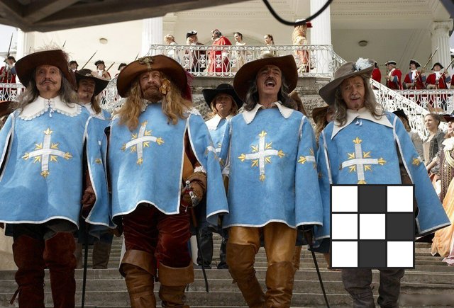 Д’Артаньян, Атос, Арамис, а ещё кто? Кроссворд на знание литературных персонажей