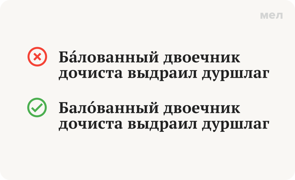 «БалОваный» или «бАлованный»: как говорить правильно